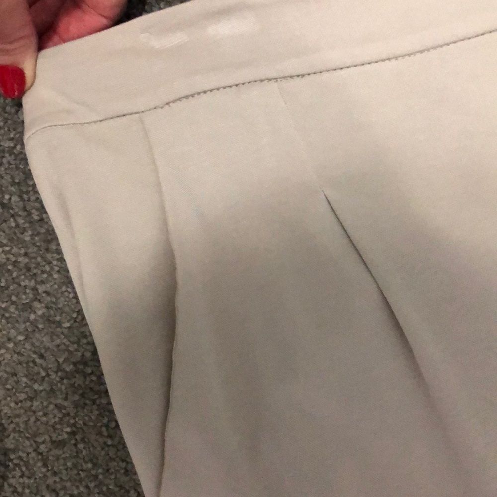 BCBG maxAzria wide‎ leg pant- taupe - Picture 2 of 3